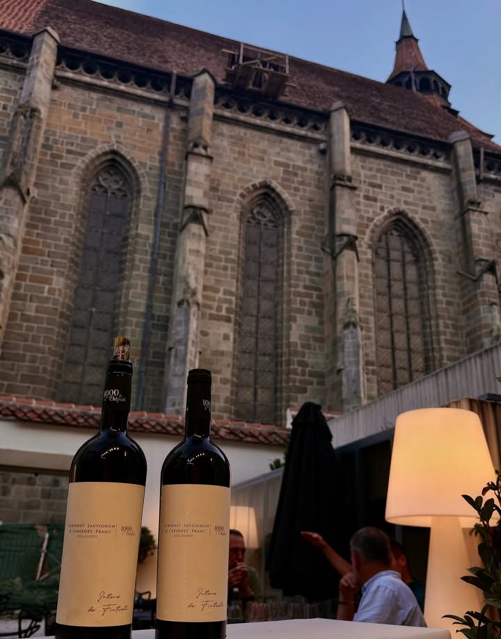 Selecția de vinuri ORDO pe terasă